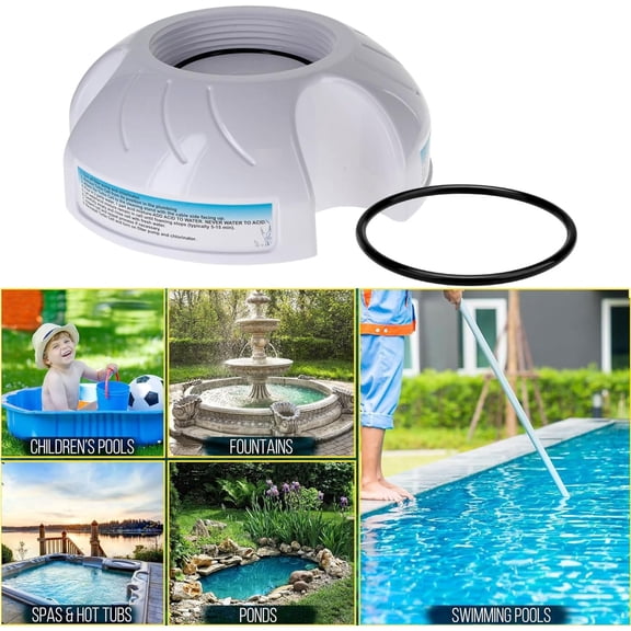 Pool Salt Cell Cleaning Stand with O-Rings, Acid Washing Holder Compatible with GLX-CELLSTAND & 520670 Turbo Cells