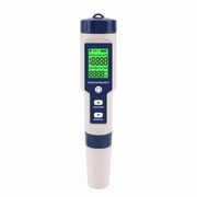 KSY Aquatics 5-in-1 Pool Salt Tester and pH Meter with 3-Point Calibration, Salinity, EC, TDS and Temperature