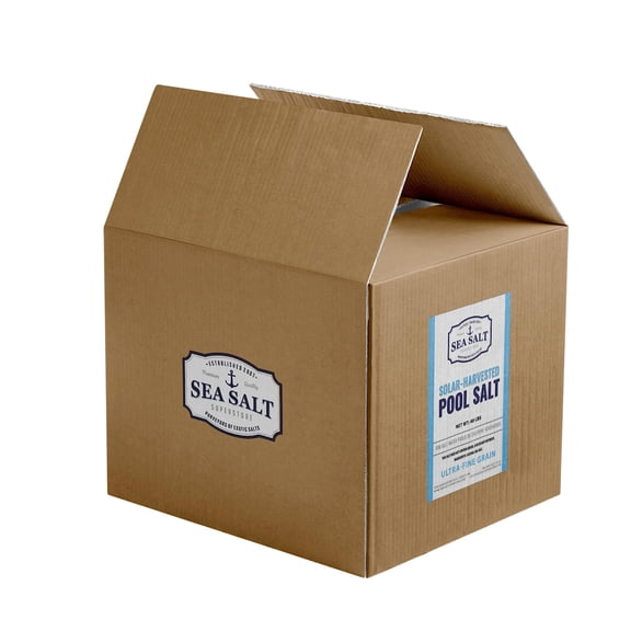 Pool Salt for Saltwater Pools - 40 lb Box - Sea Salt Superstore