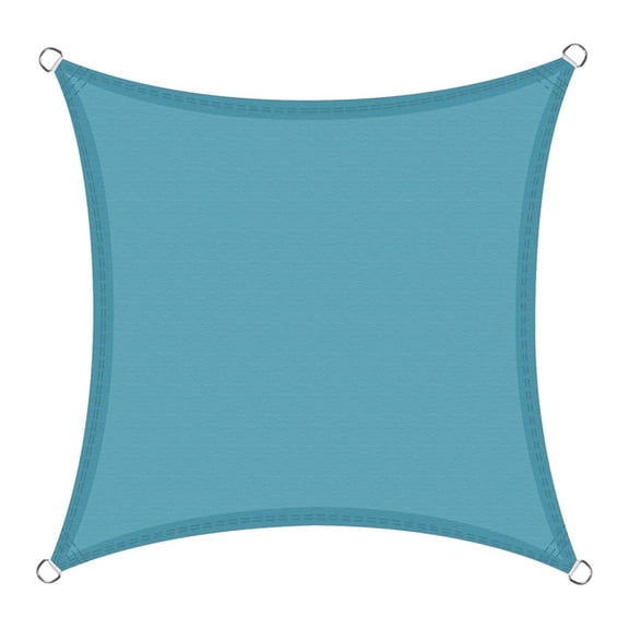 Pool Shade Sun Shade Sail Waterproof UV Canopy for Swimming Pool Outdoor Garden Patio Sunscreen Canvas UV Resistant Pool Cover,Lake Blue 2x2m 1pc