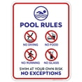 thumbnail image 1 of Pool Sign, Pool Rules Sign,, 1 of 1