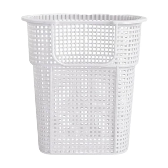 Pool Skimmer Basket For Swimming Pool Pump Filter Replacement Plastic 7.1 Inch White 1 Pack