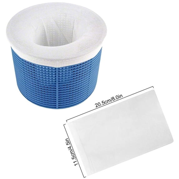 Pool Pool Skimmer Basket Skimmer Filter Socks for Above Ground and Inground Skimmer Basketnets Fine Mesh Screen Socks for Skimmer Basket Skimmer Filter Socks for Above Ground and I