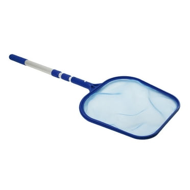 Pool Skimmer - Pool Net with 5 Section Pole, 60 inch Pool Skimmer Net with Pole Total Length, Pool Nets for Cleaning, Fine Mesh Net Pool Skimmer Net, Telescopic Aluminum Pole, Great Pool Accessories