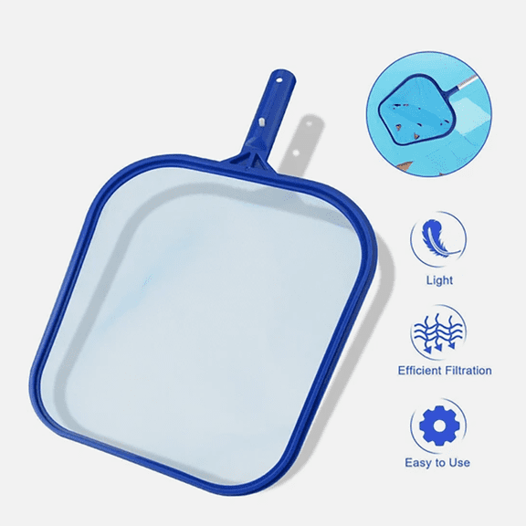 Pool Skimmer Net - Deep Cleaning Net for Swimming Pools, Hot Tubs, Garden Ponds - Removes Leaves, Twigs, Insects & Floating Debris - Essential Pool Maintenance Tool.
