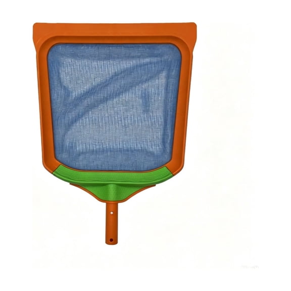Pool Skimmer Net Head, Leaf Skimmer Net No Pole with Fine Mesh Deep Bag, Heavy Duty Pool Leaf Rake Replacement Head for Swimming Pool, Spa, Hot Tub, Pond Cleaning (Pole Not Included)