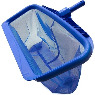 Pool Skimmer Net, Heavy Duty Leaf Rake Cleaning Tool, Fine Mesh Net Bag Catcher