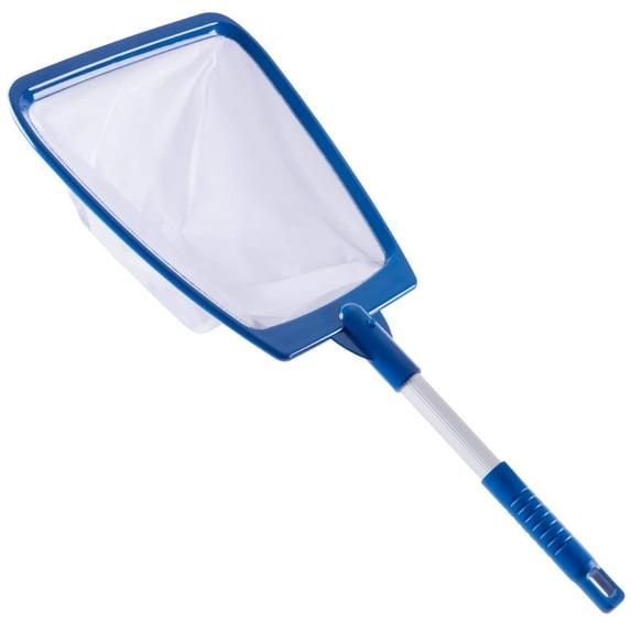 Pool Skimmer Net, Larger Capacity Pool Net Skimmer with Durable Deep Net, Sturdy Frame Pool Nets for Cleaning Effortlessly, High-Efficiency Pool Leaf Net with Easy Scoop Edges