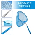thumbnail image 1 of Pool Skimmer Net, Pole Leaf Skimmer with Telescopic Pole, Mesh Rake Net for Spa Pond Swimming Pool, Fast Cleaning of The Finest Debris/Leaves/Blankets/Weeds/Petals, 1 of 7