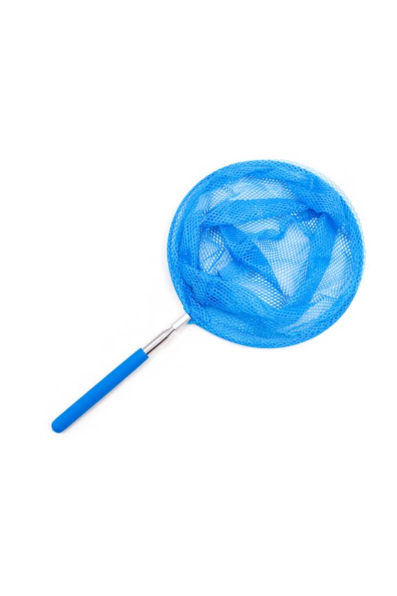Pool Skimmer Net with Pole, Small Handheld Deep Ultra Fine Mesh Pool Skimmer Net - Hand Held Spa, Hot Tub, Pond Cleaning - 17" Pole, Leaf Netting, Clean Scoop Skim Leaves and Debris