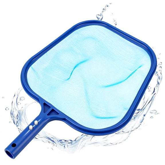 Pool Skimmer Net, Professional Swimming Pool Leaf Skimmer with Heavy Duty Frame, Fine Nylon Flat Mesh for Fast Debris Cleaning, for Above Ground & In-Ground Pools,16×10.8in (No Pole)
