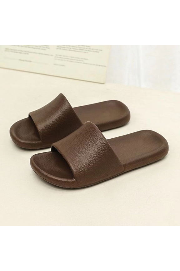 Pool Slides for Women Cloud Slippers for Women Pool Sandals Womens Slides Shower Slippers for Women Quick-Dry Non-Slip House Shoes Cloud Slides Bathroom Home Beach Travel Dorm Sandals Brown 9