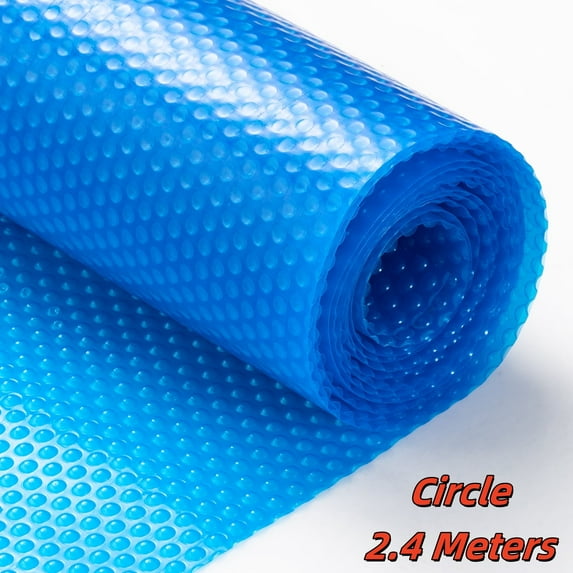 Pool Solar Blanket - Trimmable Round Pool Solar Cover,2.4M,8FT