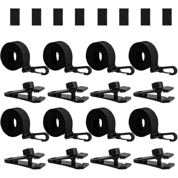 Pool Solar Cover Straps and Clips UV-Resistant Heat-Retaining for Swimming