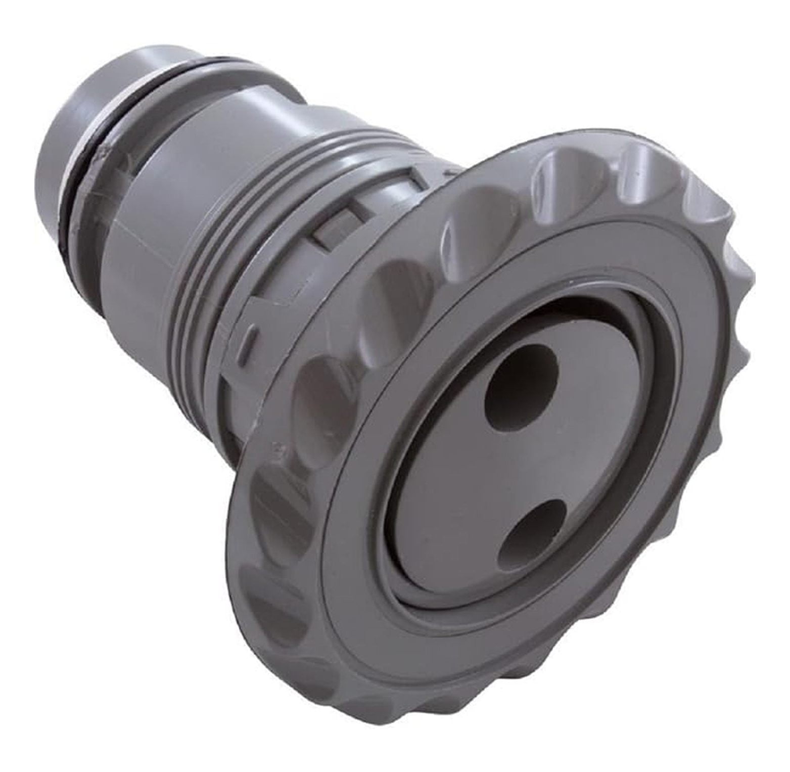 Pool Spa Jet 210-6077 - Scalloped Grey Pulsator Replacement - Hot Tub Jet Nozzle - Durable Spa Parts - Compatible with Various Pool & Spa Systems