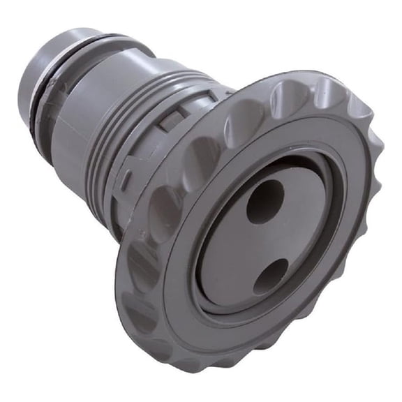 Pool Spa Jet 210-6077 - Scalloped Grey Pulsator Replacement - Hot Tub Jet Nozzle - Durable Spa Parts - Compatible with Various Pool & Spa Systems