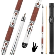 Pool Stick with cue case 57" Billiard Cue Sticks Professional Low Deflection Pool Sticks