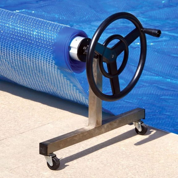 Pool Supplies Superstore Stainless Steel Solar Cover Reel for In-Ground Swimming Pools