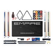 Pool Table Accessories Set - 32 Piece Billiard Kit with Cue Sticks