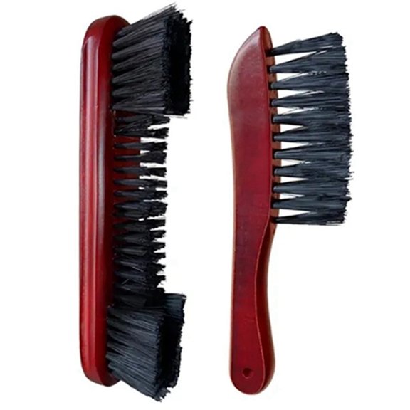 Pool Table Brush Set - 2-Piece Wood Handle Cleaning Tools, 22.5 cm & 21 cm