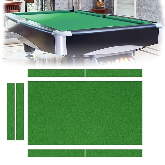 Pool Table Cloth, Black 8 Table Cloth, 7ft/8ft/9ft American Pool Table Cloth, Professional Pool Table Cloth Pad, Made Of Nylon And Soft Fiber Material, Suitable For Home, Club