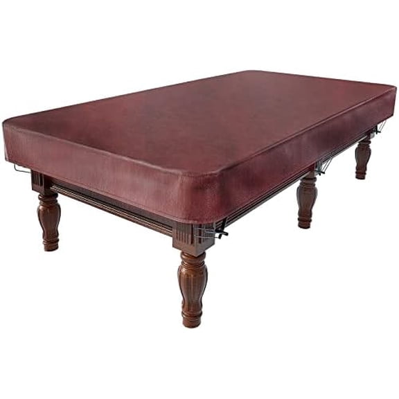 Pool Table Cover 8 Feet Leather/Brown/Waterproof Billiard Table Covers, 8ft Pool Table Covers Outdoor for Billiard Pool Table$$Sport & Recreation Other