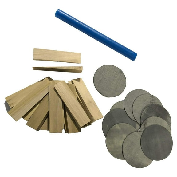 Pool Table Installation Shim and Blue Wax Kit for Leveling Install or Recovery and Re-felting