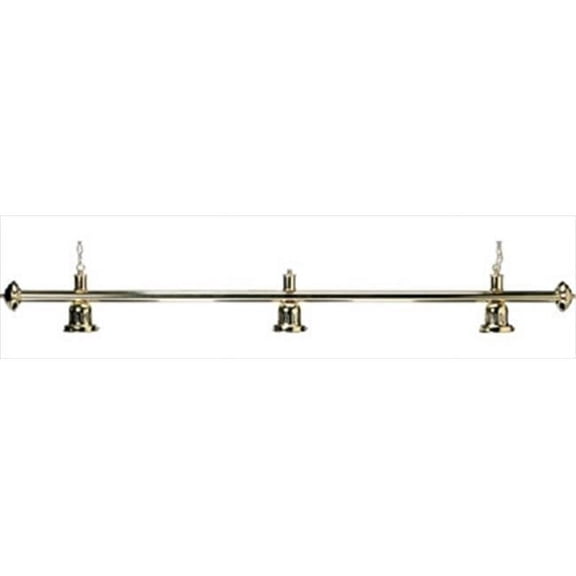 Pool Table Light Bar - Chrome - 58 in. - Hardwired - Elegant Design