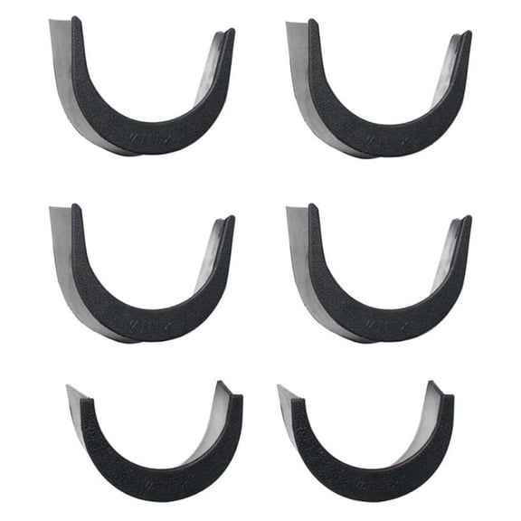 Pool Table Pocket Liners - Set of 6 Punched Pockets - Durable Replacement Liners for Billiard Pockets - Standard Size - Enhance Gameplay & Protect Rails