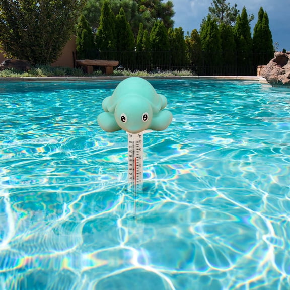 Pool Thermometer under $5! CQCYD Adorable Floating Pool Thermometer, Cute Animal Shape Water Temperature Monitor, 5ml Mini Pool Float for Kids, Accurate Bath Thermometer, Fun Swimming Pool Gadget
