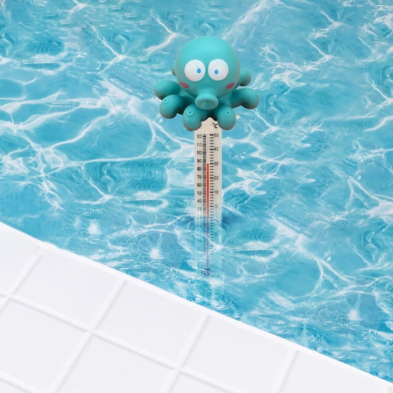 Pool Thermometer under $5! CQCYD Adorable Floating Pool Thermometer, Cute Animal Shape Water Temperature Monitor, 5ml Mini Pool Float for Kids, Accurate Bath Thermometer, Fun Swimming Pool Gadget