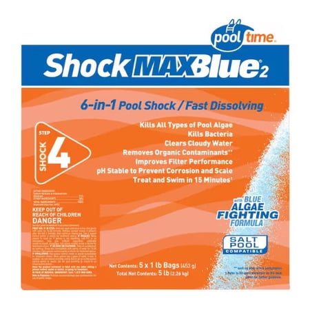 Pool Time MAXBlue2 5 lbs. Shock (1 lb. 5-Pack)