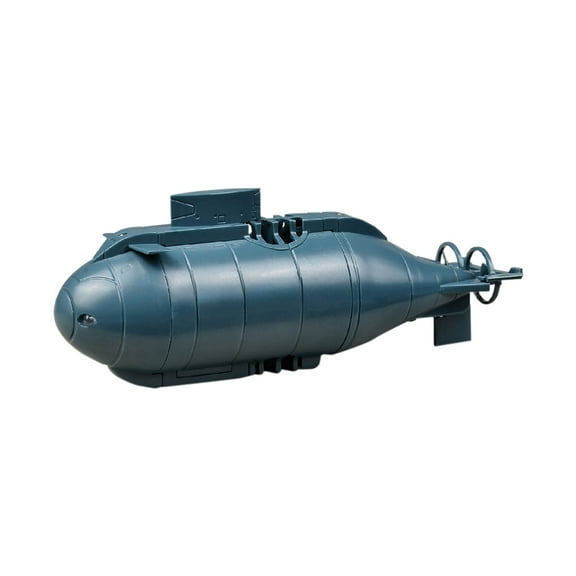 Pool Toy Blue RC Diving Submarine Toy - 4.8 Inch Remote Control Underwaterwith Multi-Directional Motion for Pool Play Bath Play