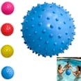 thumbnail image 1 of Pool Toys, 6 Inch Knobby Beach Ball for Teens and Adults, Inflatable Spiky Water Ball for Summer Swimming Pool Parties, Blue, 1 of 6