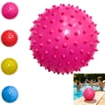 thumbnail image 1 of Pool Toys, 6 Inch Knobby Beach Ball for Teens and Adults, Inflatable Spiky Water Ball for Summer Swimming Pool Parties, Pink, 1 of 6