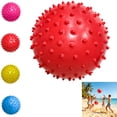 thumbnail image 1 of Pool Toys, 6 Inch Knobby Beach Ball for Teens and Adults, Inflatable Spiky Water Ball for Summer Swimming Pool Parties, Red, 1 of 5