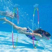 Pool Toys for Kids, 2-Pack Underwater Sports Swim Thru Rings, Ideal for Boys/Girls Ages 5-12