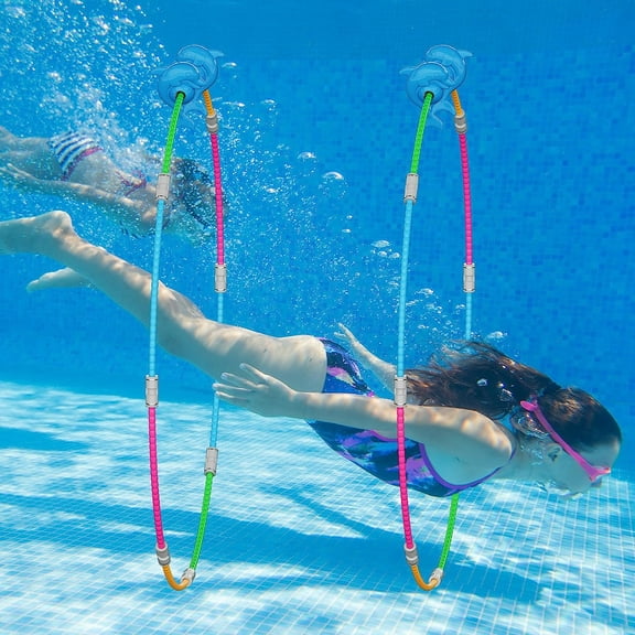 Pool Toys for Kids, 2-Pack Underwater Sports Swim Thru Rings, Ideal for Boys/Girls Ages 5-12