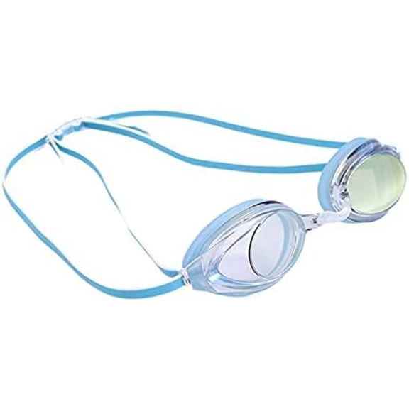 Pool Above Transparent Swim Goggles - Pool Goggles with 3pcs Adjustable Nose Bridge and Silicone Earplugs with Anti Fog Technology, No Leaking, UV Protection for Adult Men Women Kids