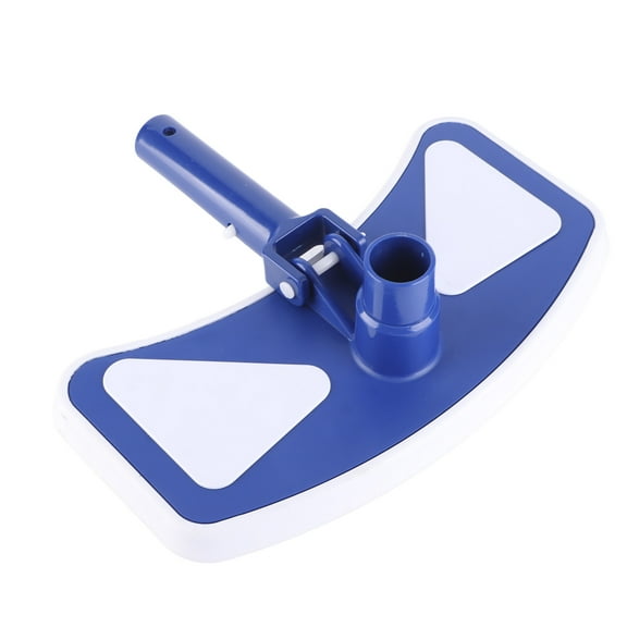 Pool Vacuum Brush Replacement, 12In Swimming Pool Curved Blue and White Suction Vacuum Brush Pool Tools, Pool Suction Vacuum for Swimming Pool