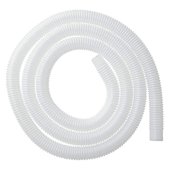 Pool Vacuum Hose for Inground Swimming Pool Suction Replacement Pipe, Flexible Pool Cleaner Hose, Universal Fit for Pool Vacuum Heads, Swimming Pool Accessories,White