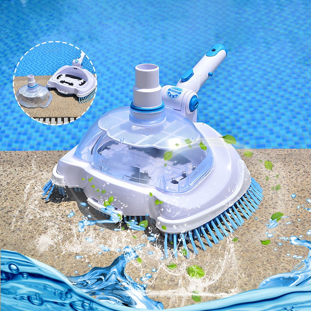 Pool Vacuum with Bottom Brush, Pool Cleaner Vacuum Head Suitable