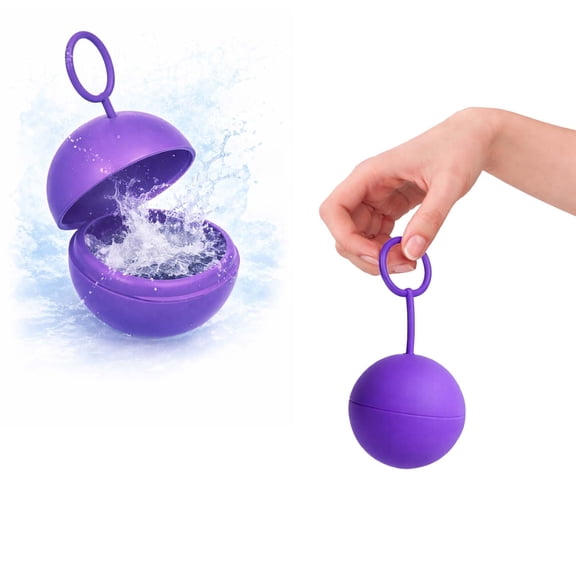 Pool Water Balls, Silicone Ring Design for Summer Outdoor Entertainment, Reusable for Beach Trips, Water Fights and Swimming Pool Activities, Soft and Safe Silicone Water Balls
