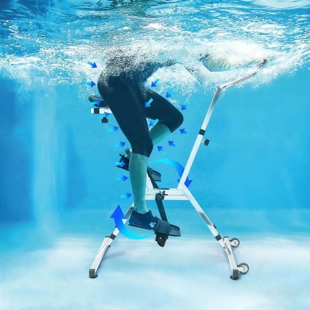 Pool Water Bike - Aquatic Fitness Equipment for Swimming Pools, Gyms, and Spas - Compact and Durable Design