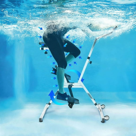 Pool Water Bike - Aquatic Fitness Equipment for Swimming Pools, Gyms, and Spas - Compact and Durable Design