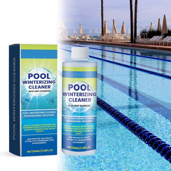 Pool Water Clarifier Cleaner for Home and Public Swimming Pools, Fast-Acting Winterizing Treatment