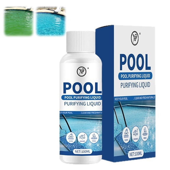 Pool Water Clarifier Liquid for Inground & Ground Pools - Removes Cloudiness