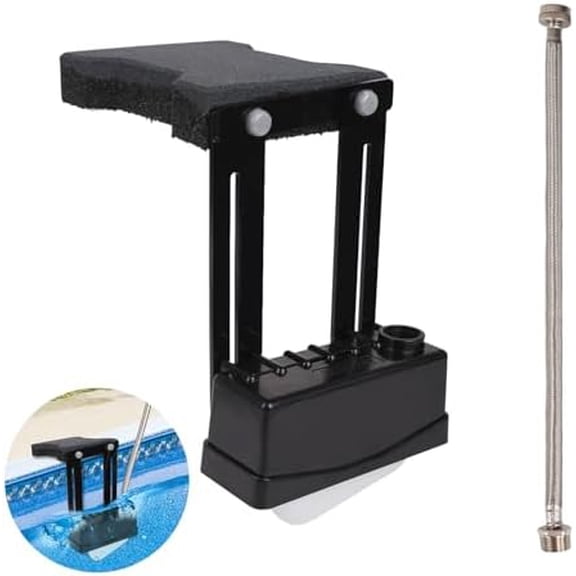 Pool Water Leveler,Automatic Pool Filler, Spa, Pond, Pool auto Filler for Water Level Control,Supplied with Connecting Stainless Steel Water Hose Easy to Use, Black$$Garden & Patio