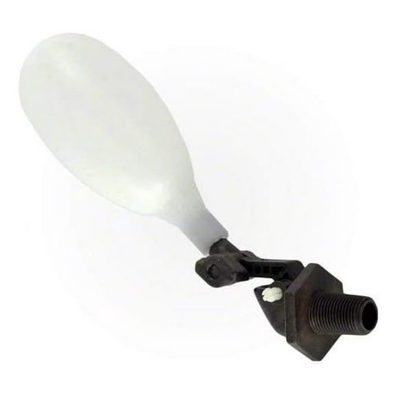 Pool Water Leveler Replacement 3/8 inch - Auto Fill Float Valve for Swimming Pools, Ponds & Spas - Thermoplastic White - MP Float Assembly