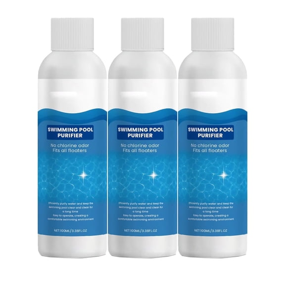 Pool Water Purifier Liquid, Swimming Pool Purifier, Pro Pool Water Purifier Liquid, Pool Water Clarifier, for Inground Pools & Above Ground Pools